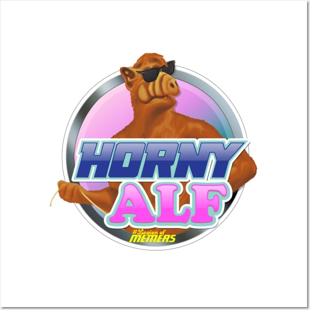 Horny Alf Wall Art by Nogreenrocks/Legion Of Memers